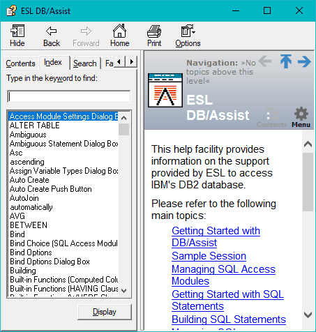 DBAssistHelpIndex