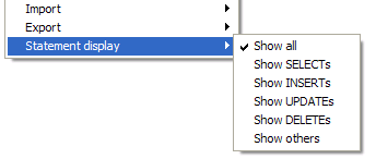 StatementDisplayMenu